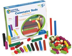 Learning Resources Learning Resources - CuisenaireÂ® Rods Introductory Set, Wood