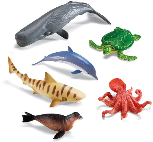 Learning Resources Spielzeug - Jumbo Ocean Animals Set für Kinder
