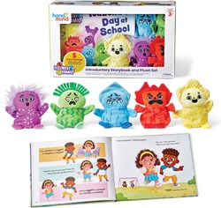 Learning Resources coffret livres sur les émotions avec peluche - jouet éducatif