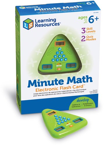 Learning Resources Learning Resources - Minute Math Electronic Flash Cardâ„¢