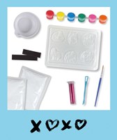Lena Lena Gips Gietpaarden Glitter Magneten-2