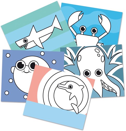 Lena Lena Leren Knippen Zeedieren-2