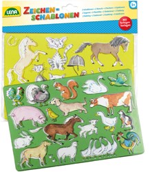 Lena Lena Tekensjablonen Paarden en Katten