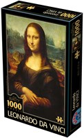 D-Toys puzzle Mona Lisa 1000 pièces art carton-2