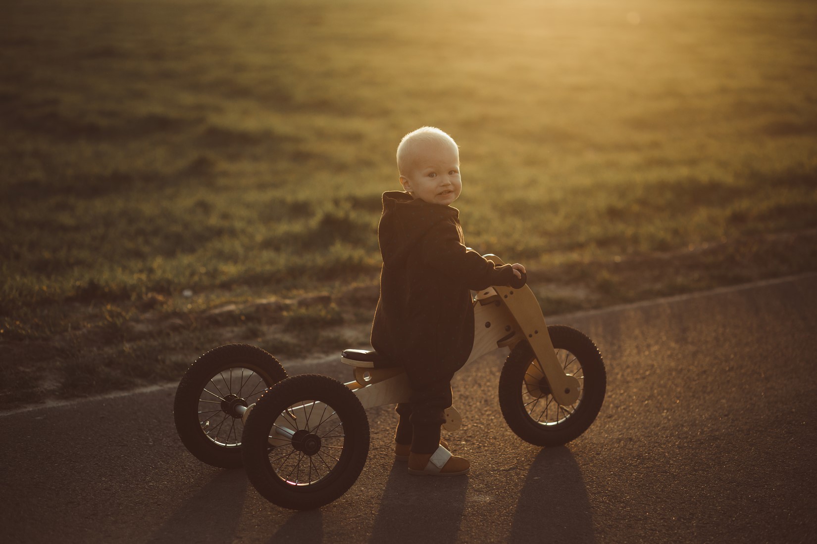 Wooden trybike shop