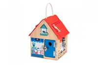 Lilliputiens houten Grendelhuis