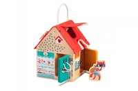 Lilliputiens houten Grendelhuis