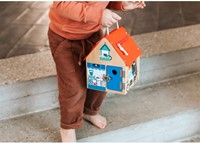 Lilliputiens houten Grendelhuis