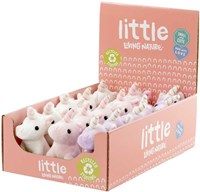 Living Nature Kuscheltier Einhorn Plüschspielzeug Multicolor 5 cm