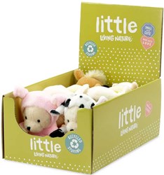 Living Nature peluches animaux de la ferme - jeu et câlins pour enfants