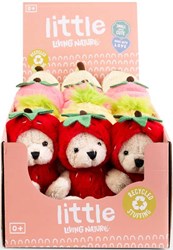 Living Nature fruit en peluche jouet - jouet éducatif coloré