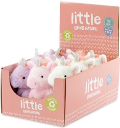 LITTLE LIVING NATURE SNUGGLIES UNICORN PLUSH ASSORTED
