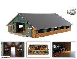 Kids GLOBE Holz Bauernhof Laufstall Kühe 1:32 Spielzeug