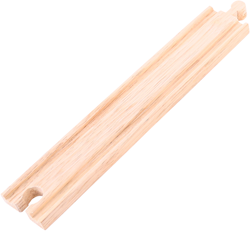 BigJigs Holz Eisenbahn lange gerade Schienen - 12er Set