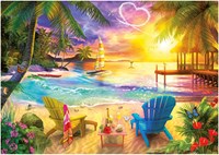 Educa Liefdesstrand (1000)