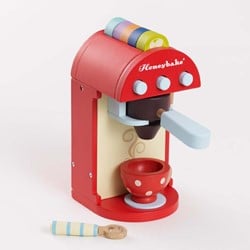 Le Toy Van LTV - Wooden Toy Coffee Machine & Pods - FSC 100%