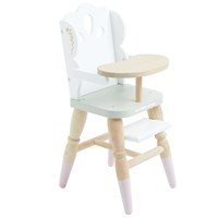 Le Toy Van chaise haute en bois pour poupée rose - meuble poupée FSC 100%