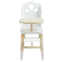 Le Toy Van chaise haute en bois pour poupée rose - meuble poupée FSC 100%-2