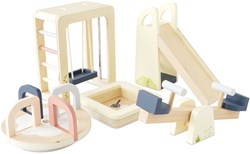Le Toy Van mobilier extérieur en bois pour maison de poupée FSC 100% set de jeu