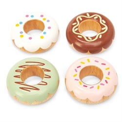 Le Toy Van LTV - Wooden Doughnut Play Food Set - Original Version