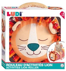 Ludi jouet bébé rouleau d'activités lion gonflable sensoriel