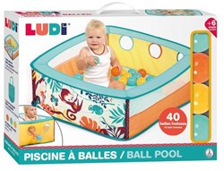 Ludi piscine à balles jungle amusement pour bébés et tout-petits - piscine à balles