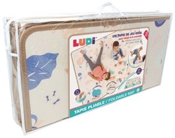 Ludi tapis de jeu grande natte pliable réversible multicolore bébé
