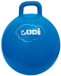 Ludi ballon sauteur bleu 45cm - jouet sauteur pour enfants