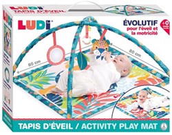 Ludi tapis d'éveil toucan - tapis bébé avec activités sensorielles