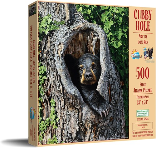 SunsOut puzzle Cubby Hole - puzzle de 500 pièces pour adultes-2