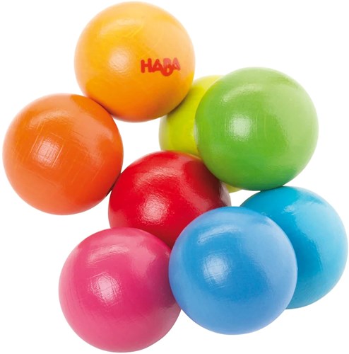 Haba Holz Greifling Magica Babyspielzeug bunt
