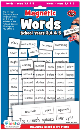 Fiesta Crafts Magnetic First Words - Years 3;4;5