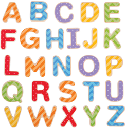 BigJigs lettres magnétiques en bois majuscules - jouet éducatif