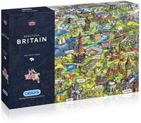 Gibsons Puzzle Beautiful Britain 1000 Teile Puzzle-2