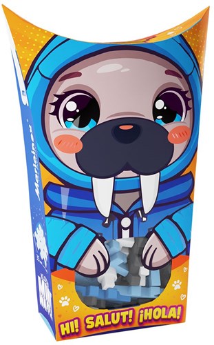 Marioinex Bauset Mini Waffle Pocket Pets Walross - kreatives Spielzeug-2