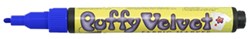 Marvy Uchida Marvy Uchida Puffy Velvet Textilmarker Blau