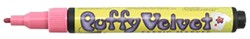 Marvy Uchida Marvy Uchida Puffy Velvet Textile Marker Coral Pink
