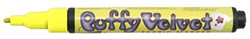 Marvy Uchida Marvy Uchida Puffy Velvet Textilmarker Neongelb