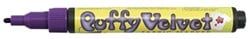 Marvy Uchida Marvy Uchida Puffy Velvet Textile Marker Violett