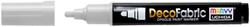 Marvy Uchida Marvy Uchida Textiel Verfmarker Bold Parelmoer Wit
