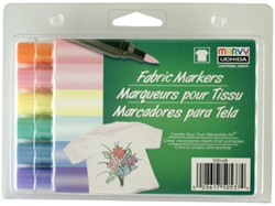 Marvy Uchida Marvy Uchida Textilmarker Pinsel Pastell 6 Stück