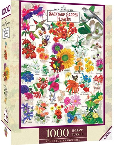 Master Pieces puzzle Garden Florals 1000 pièces plaisir floral-2