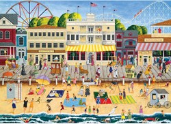 Master Pieces puzzle Hometown Gallery On the Boardwalk 1000 pièces plaisir de puzzle