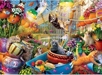Master Pieces puzzle Greenhouse Gone Wild 1000 pièces jeu de puzzle