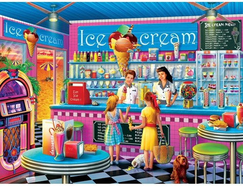 Master Pieces puzzle Anna's Ice Cream Parlor 750 pièces de plaisir