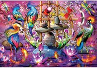Master Pieces puzzle Fantasy in Flight 2000 pièces plaisir garanti