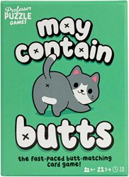 Professor Puzzle jeu de cartes May Contain Butts pour enfants et adultes