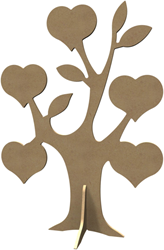 Gomille figurine en MDF arbre d'amour 58 cm décoration