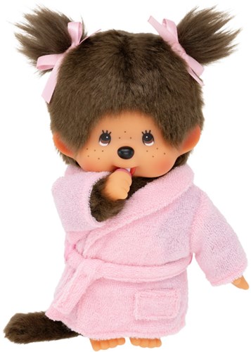 Monchhichi Meisje in badjas (20cm)-3