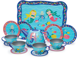 Schylling Meerjungfrau Zinn Tee Set